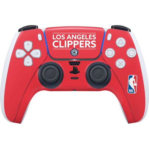 NBA Los Angeles Clippers Standard Red PS5 Controller Skin